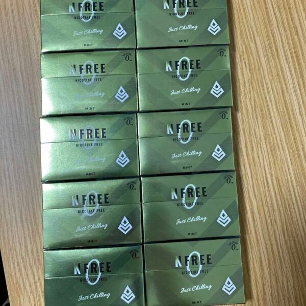 NFREE エヌフリー MINT ニコチンレス タバコグッズ iQOS互換機 加熱式タバコ 20本 10箱