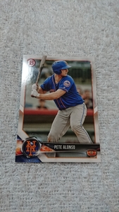 ニューヨーク・メッツ ピート・アロンソ Pete Alonso 2018Bowman BP137