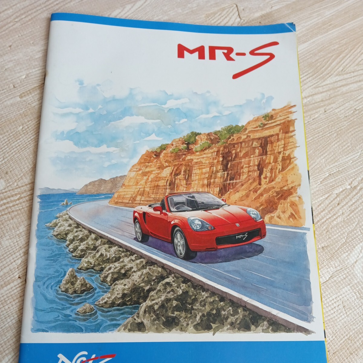 トヨタ MR-S ZZW30の新型車解説書とパーツカタログの2冊セット