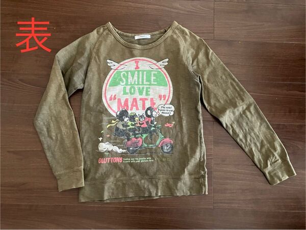 GLUTTONS 綿100%長袖Tシャツ