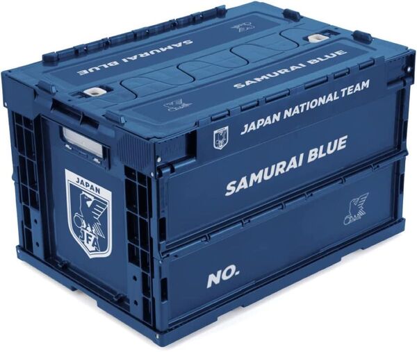 JFA日本代表(SAMURAI BLUE)折りたたみコンテナ