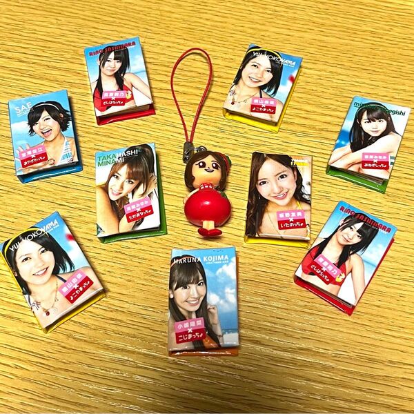 AKB48ぷっちょ付録 ・野菜生活 前田敦子キーホルダー