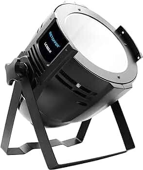 ステージライト 舞台照明 LED 回転 COB 200W DJ ストロボ効果照明 DMX-512 オート 音声起動 照明ライト ムービングライト ディスコライト