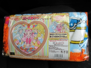 ☆HUGっと!プリキュア ハート型マルチクロス オレンジ 110cm 海水浴 アウトドア クロス タオル コスプレ 仮装★★★★新品未開封　