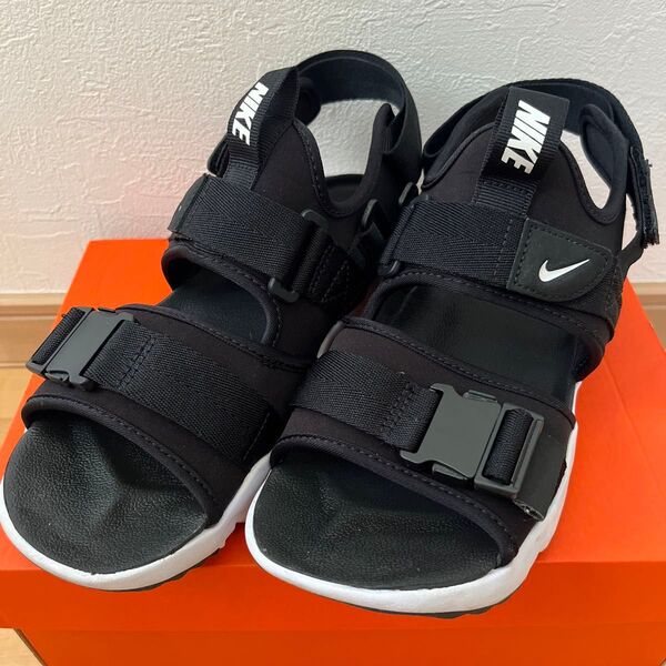 NIKE ナイキ キャニオンサンダル ブラック 黒 25cm
