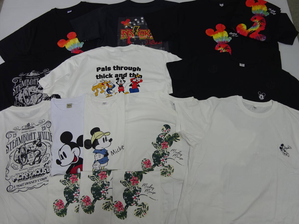 未使用 Disney ディズニー 半袖Tシャツ メンズ 4L 5L 15点まとめ