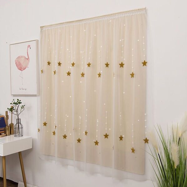 カーテン100cm×150cm 4枚セット 海外製品 中古品