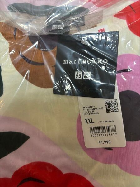 XXLサイズ marimekko ユニクロ UNIQLOグラフィック Tシャツ新品タグ付き入手困難