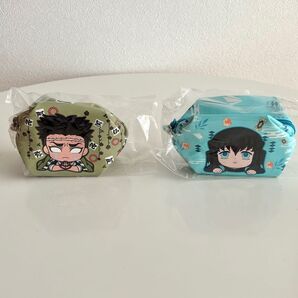 鬼滅の刃 ミニポーチ 悲鳴嶼行冥 時透無一郎