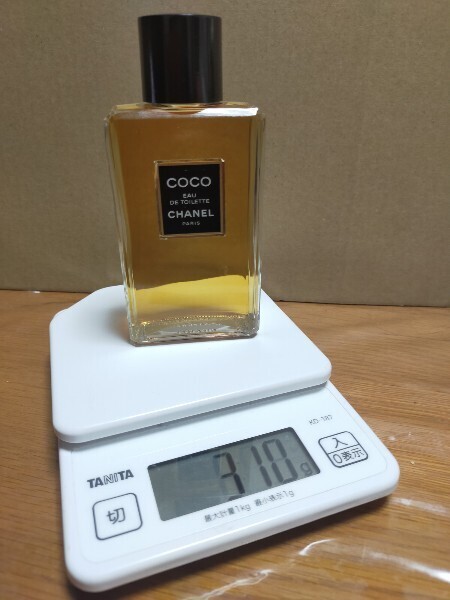 未使用品♪ 309g(^^ゞ フルボトル 125ml トワレ「COCO CHANEL:ココ シャネル」EDT(フランコタイプ) 箱なし _/_/ 交渉OK、匿名OK! _/_/