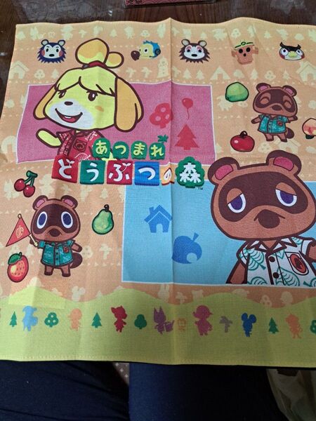 あつまれどうぶつの森 ハンカチ コットン100%