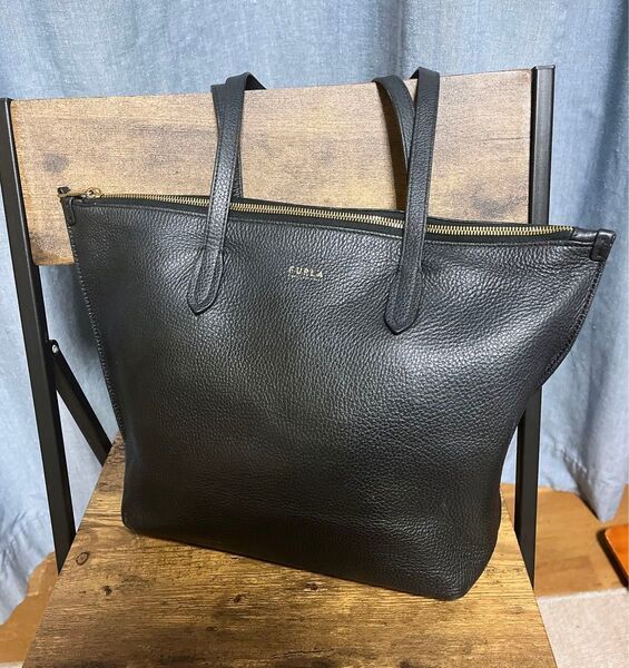 FULRA トートバッグ ブラック本革