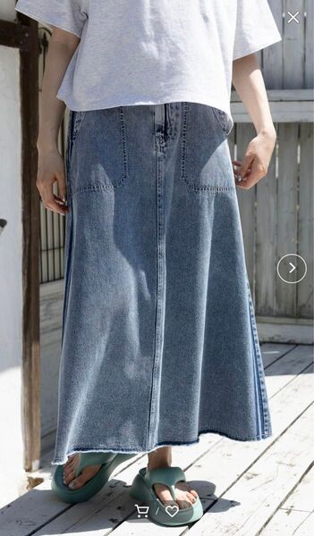 ニコアンド Niko and… デニムスカート ロングスカート