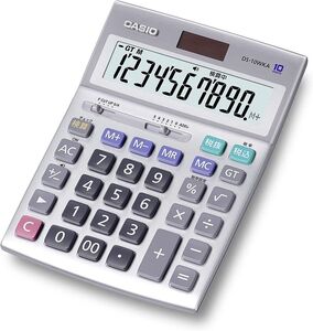 (まとめ買い)カシオ 本格実務電卓 デスクタイプ シルバー 10桁 DS-10WKA-N 〔3個セット〕
