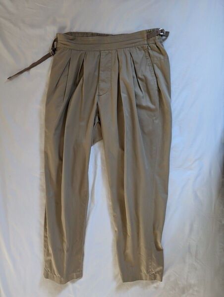 SAYATOMO Karusan Twill Pants (BEIGE) サイズ2