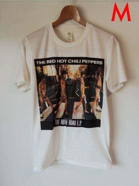 レッチリ アビイ・ロード 裸 正装 ちんソックス バンドTシャツ(M)m36