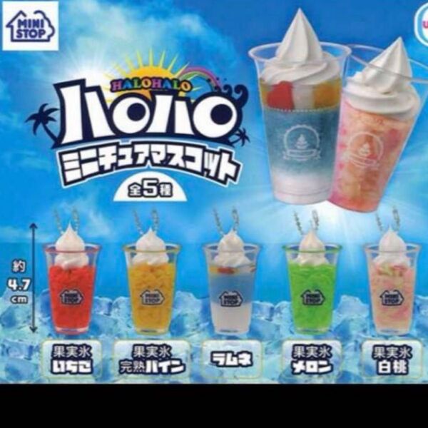 ガチャガチャ ハロハロミニチュアマスコット