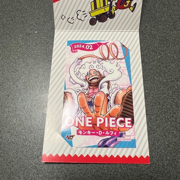 ジャンプショップ ミニブロマイド ONE PIECE モンキー・D・ルフィ ニカ