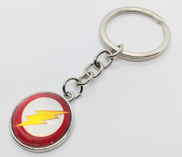 送料無料 フラッシュ 一番面白い キーリング キーホルダー ドーム アメコミ アメリカン雑貨 スマアク