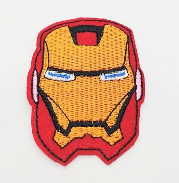送料無料 アイアンマン アベンジャーズ ワッペン ホラー アップリケ のり付き 刺繍 アイロン アメリカン雑貨 スマアク