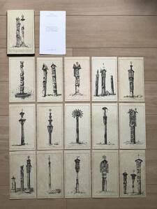 ミカロユス・チュルリョーニス作品”roadside pole of saints”のイラスト15枚 ロードサイドアート リトアニアのアーティスト