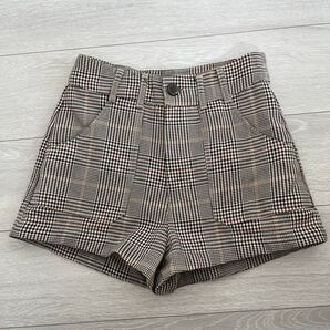 AW ZARA ショートパンツ チェック