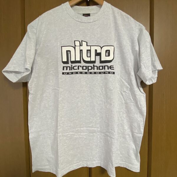 【激レア】NITRO x NIKE Tシャツ 1st oldロゴ ナイキ NMU ニトロ マイクロフォン