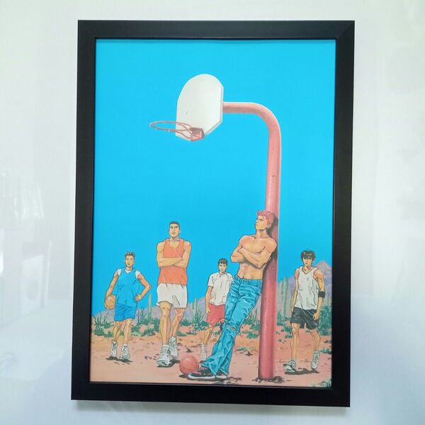 SLAM DUNK スラムダンク イラスト ポスター 額付き No.65