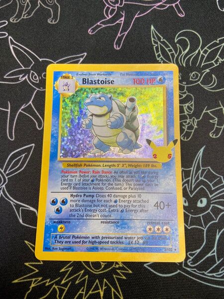 ☆ポケモンカード☆カメックス☆25周年☆海外版☆英語☆ポケカ