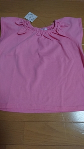 女児110cm新品半袖Tシャツ《ピンク》
