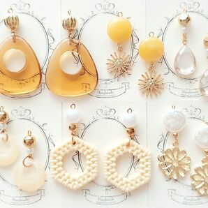 ハンドメイドピアス/イヤリング セット