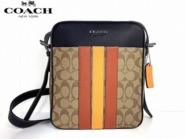 新品同様★送料無料★レアモデル コーチ メンズ COACH ショルダーバッグ フライトバッグ
