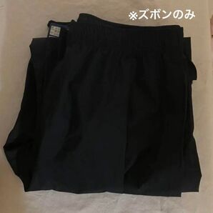 SOUTH FIELD レインスーツのズボン メンズMサイズ・ブラック