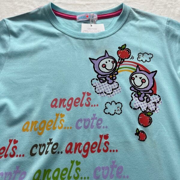 新品タグ付き エンジェルブル ハニーデビルくん 半袖Tシャツ 160cm 平成 レトロ