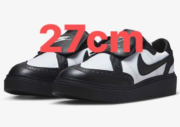 新品 未使用 送料込 PEACEMINUSONE Nike Kwondo 1 Black and White 27cm