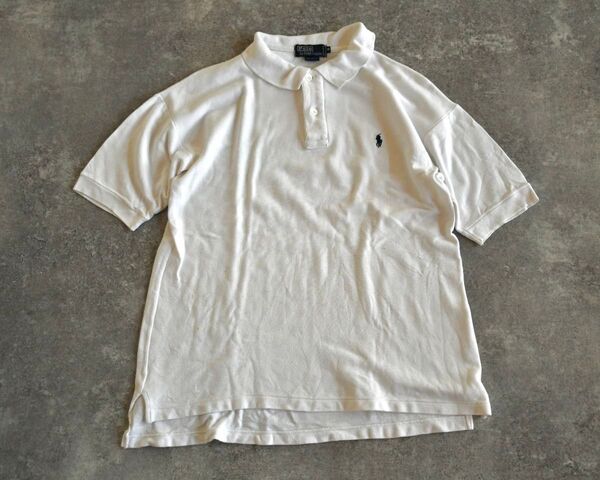 ポロ ラルフローレン POLO RALPH LAUREN ポロシャツ 白
