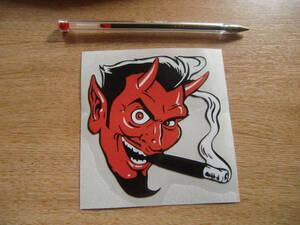 Smoking Devil Decal Sticker Hot Rod スモーキングデビル　ステッカー