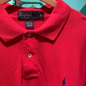 Ralph Lauren XL レッド ポロシャツ ラルフローレン