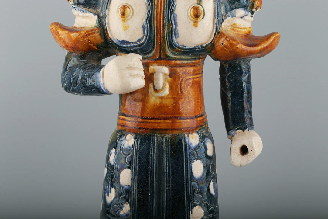 多寶屋】XP4625□唐三彩人物武士立像中国美術唐物□ | JChere雅虎拍卖代购