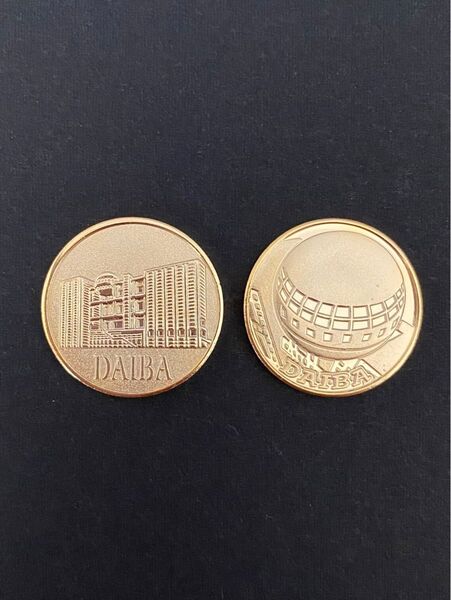 【フジテレビ】新品 オリジナル 記念メダル ゴールド ★ 限定 茶平 ★ 茶平工業 メダル 東京 お台場