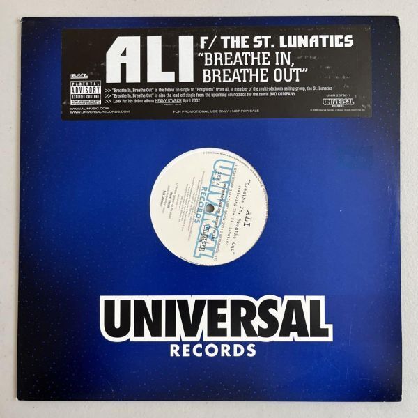 Ali Feat. St. Lunatics - Breathe In, Breathe Out (USオリジナル/プロモオンリー/Promo)