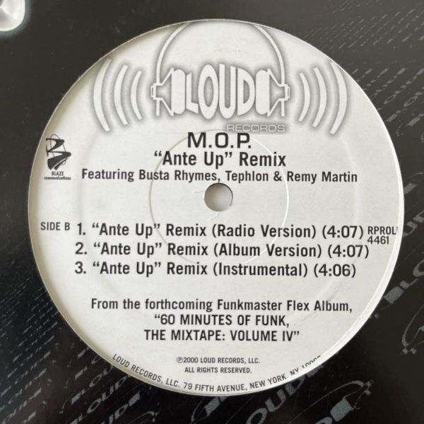 M.O.P. - Ante Up (Remix) (USオリジナル/プロモ/Promo)