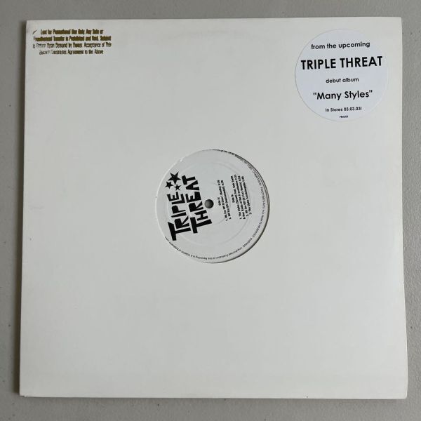 Triple Threat - Hit 'Em Off / Tha Cipha (プロモ) (Promo)