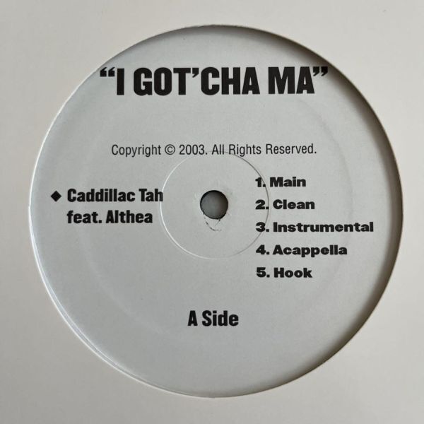 Caddillac Tah - I Got' Cha Ma / It's Murder / 4 Life Vol.III (プロモオンリー) (Promo)