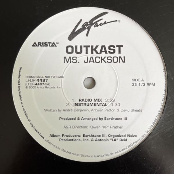 OutKast - Ms. Jackson (プロモ/Promo/USオリジナル)