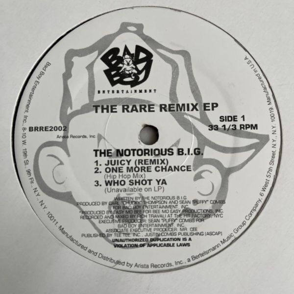 Notorious B.I.G. - The Rare Remix EP