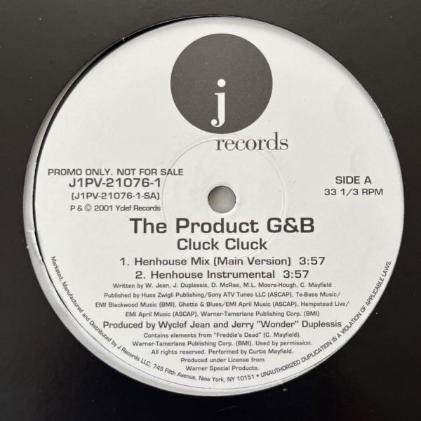 The Product G&B - Cluck Cluck (USオリジナル/プロモ/Promo)