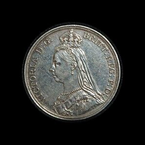 イギリス クラウン銀貨 1887年