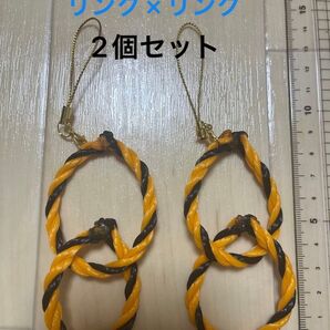 トラロープ ストラップ リング×リング 2個セット 虫除け
