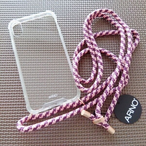 スマホケース ショルダーストラップ付き クリア 便利 お洒落